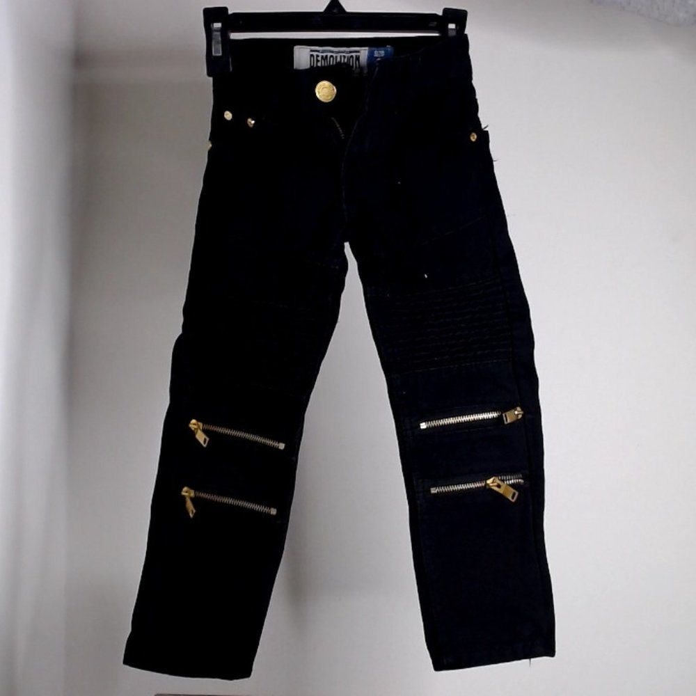 Demolition Skinny Fit Kids Jeans Size 4